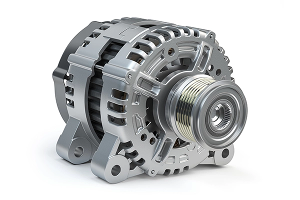 alternator on isolated background